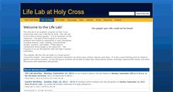 Desktop Screenshot of lifelab.holycsc.org